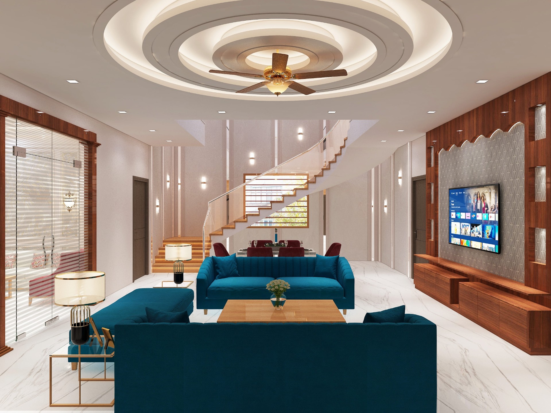 Teal Grand Living Hall