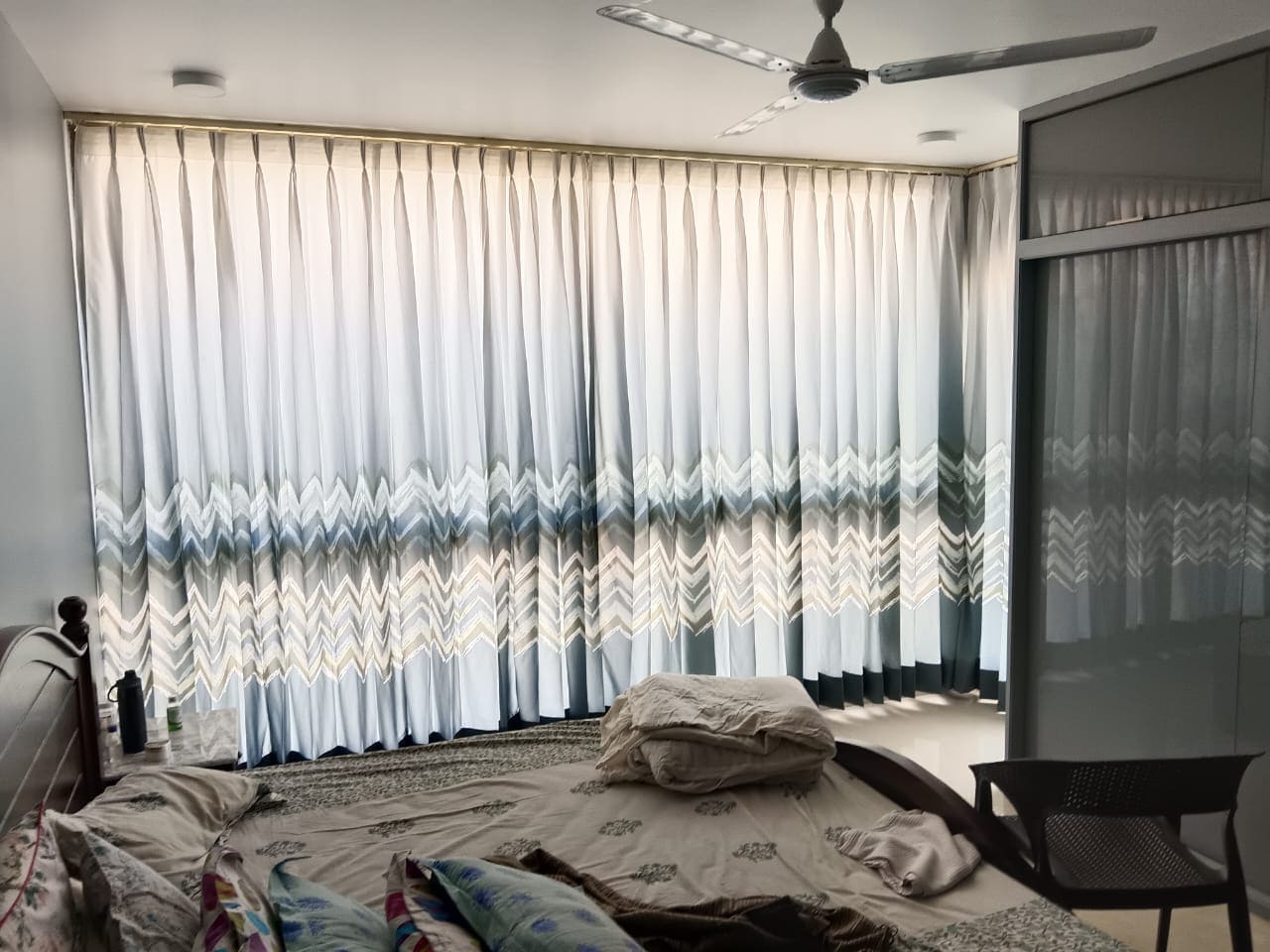 Chevron Sheer Curtains